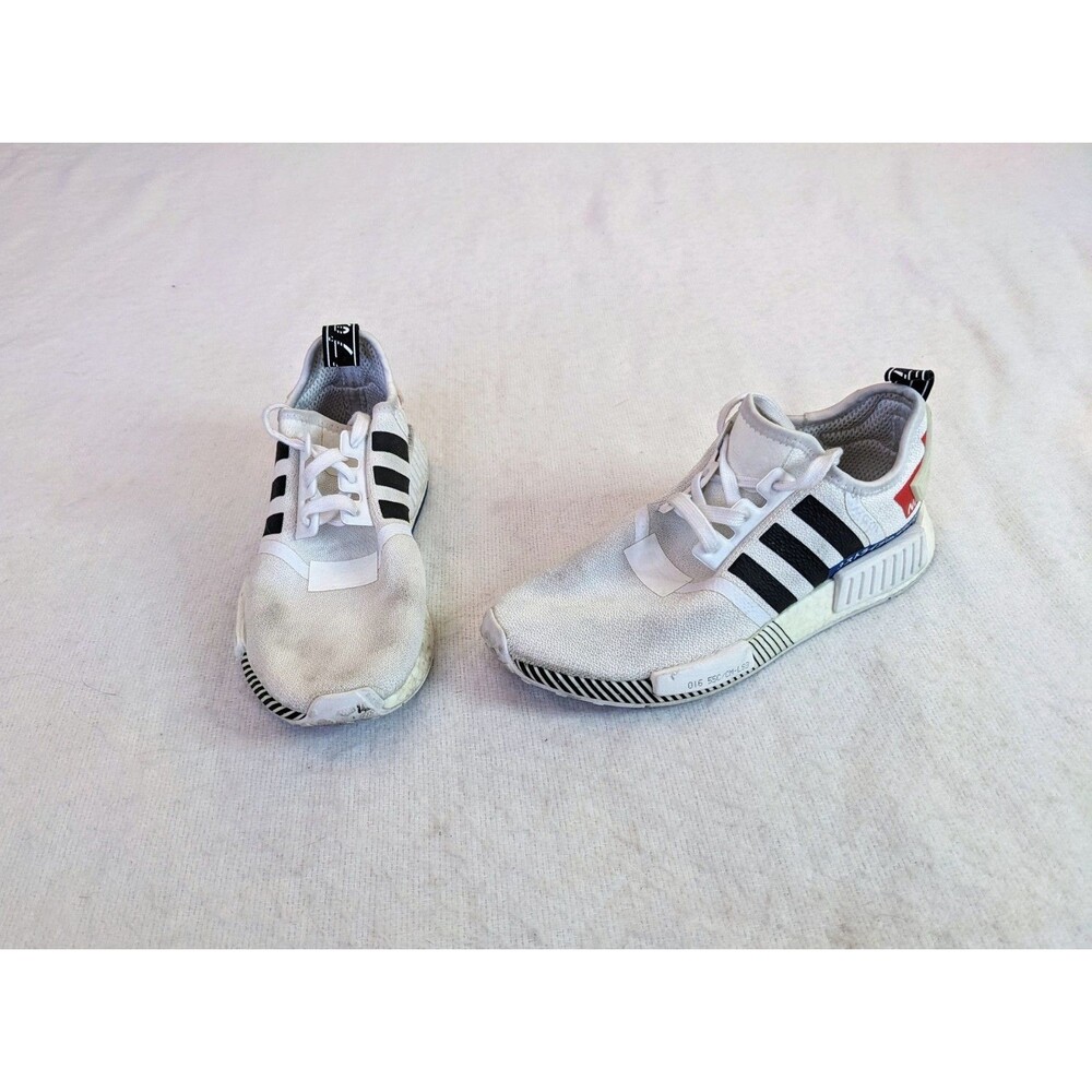 Adidas NMD R1 Japan White Colorblock Shoes Primeknit Sneakers EF0753 Men's 6.5